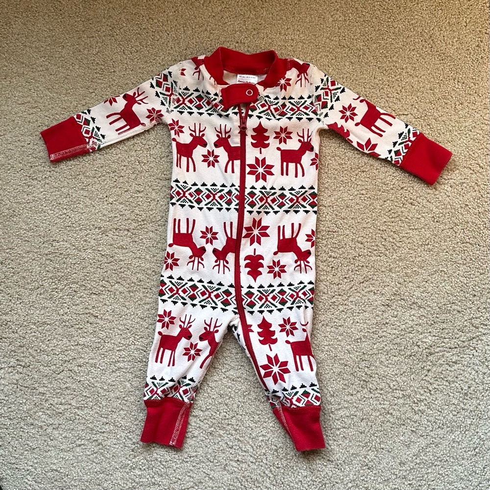 Hanna Andersson Dear Deer 3-6mo (60) sleeper